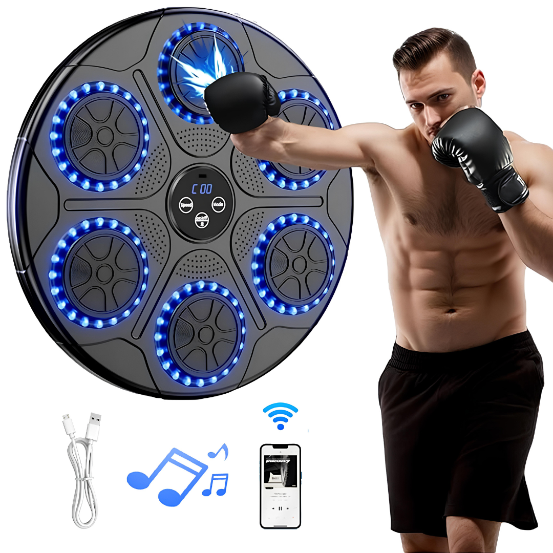 Music Boxing Machine Bluetooth professionnel - 1 Paire de Gants Offerte