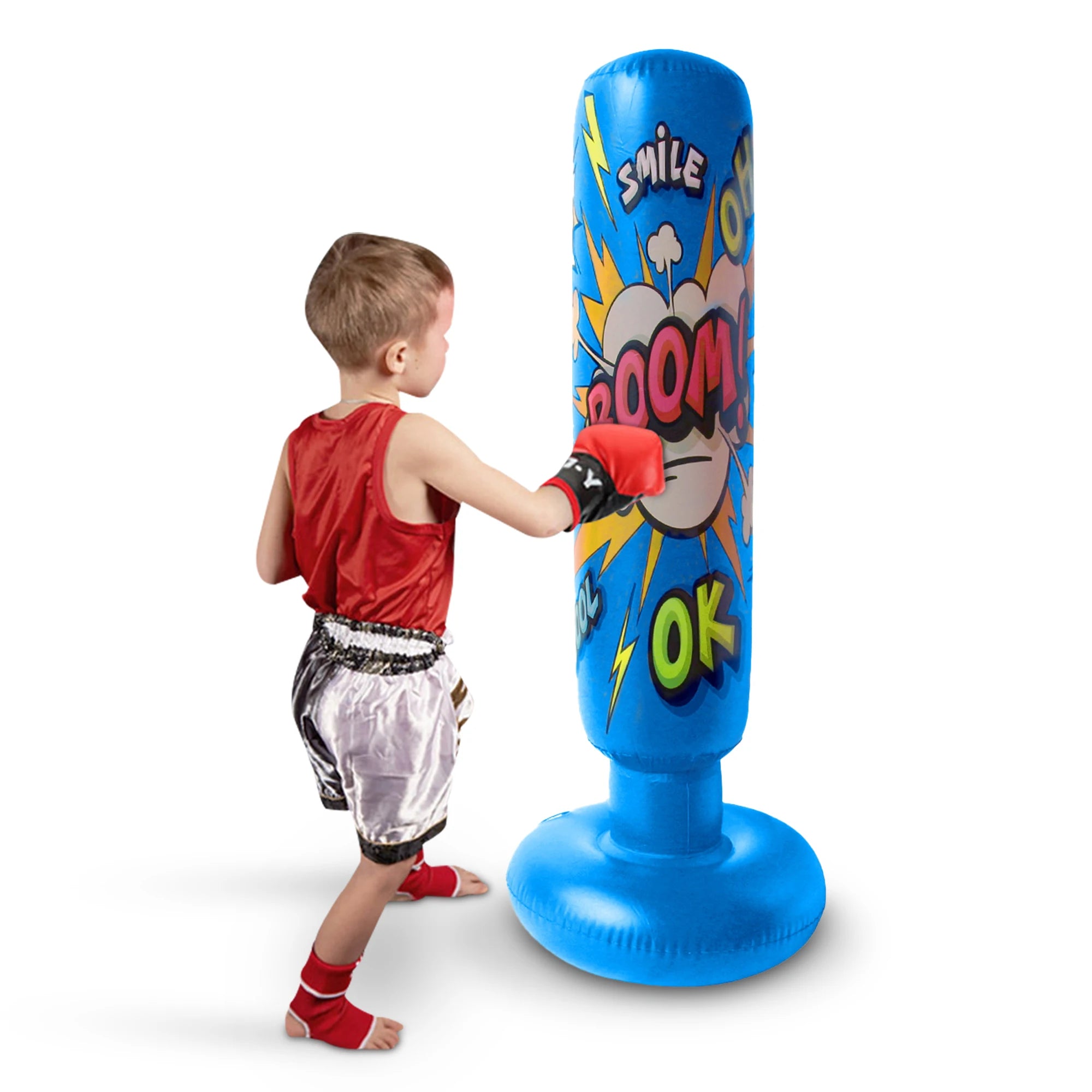 Sac de frappe gonflable enfant 160 cm intérieur/extérieur