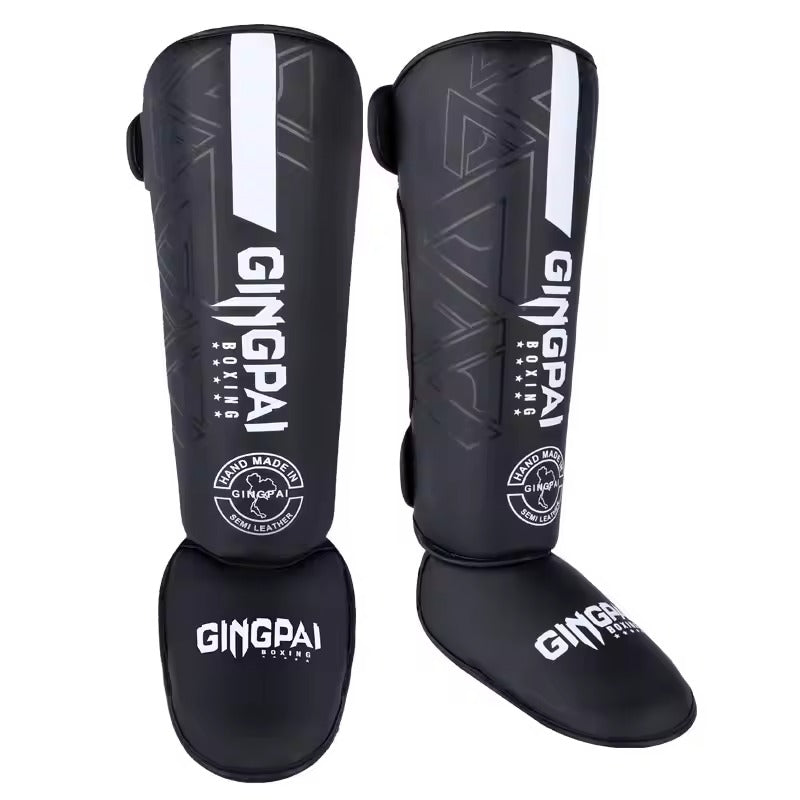 Protège Tibia Boxe - Striker Line - Confort Tibia et Pied - Homme/Femme