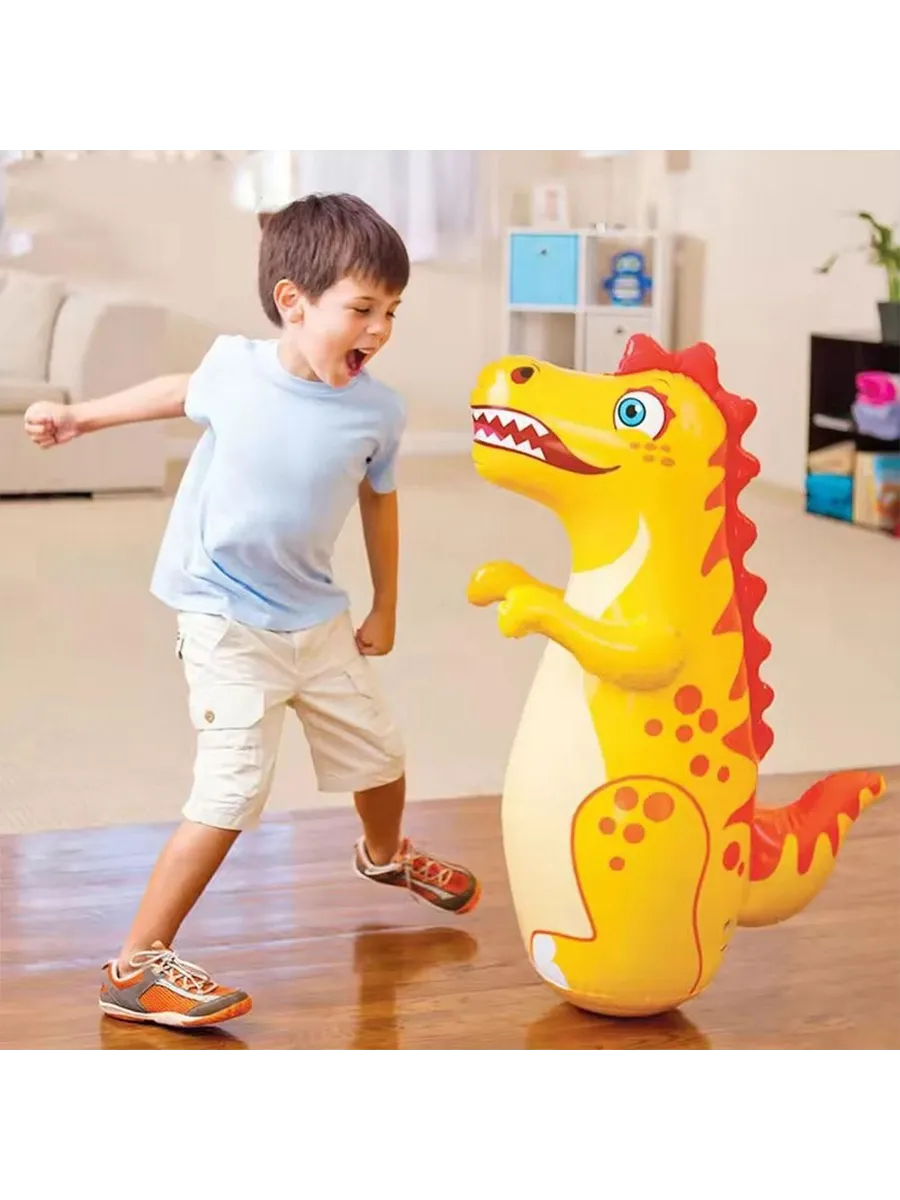 Sac de frappe gonflable dinosaure enfant